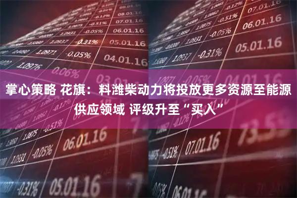 掌心策略 花旗：料潍柴动力将投放更多资源至能源供应领域 评级升至“买入”